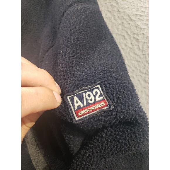 Abercrombie Fitch Jacket Men's XL Extra Large Reversible Full Zip Fleece Skiing - Picture 14 of 16